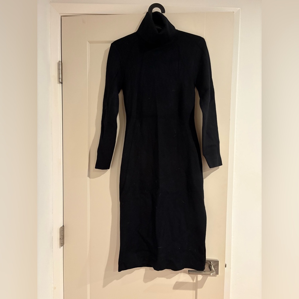 OAK + FORT Black Long Sleeve Dress